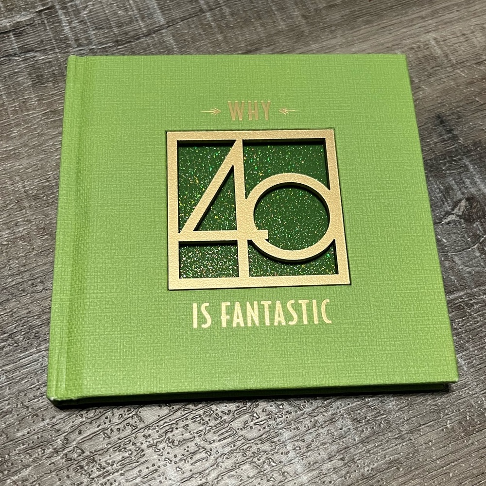 Book for 40th birthday, new